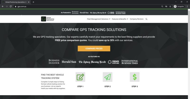 gps.com.au Homepage